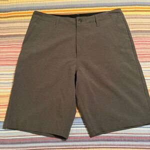 Volcom Surf & Turf Hybrid Shorts Mens 32 Charcoal Grey 4-Way Stretch Chino Board